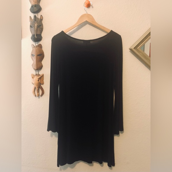 SugarSnap long-sleeved black dress - Picture 4 of 4